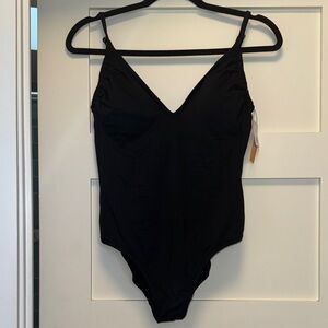 🆕 Black V-Neck Swimsuit - New with Tags